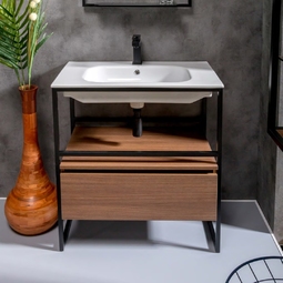 Мебель для ванной Loft 120 натуральное дерево (Б)